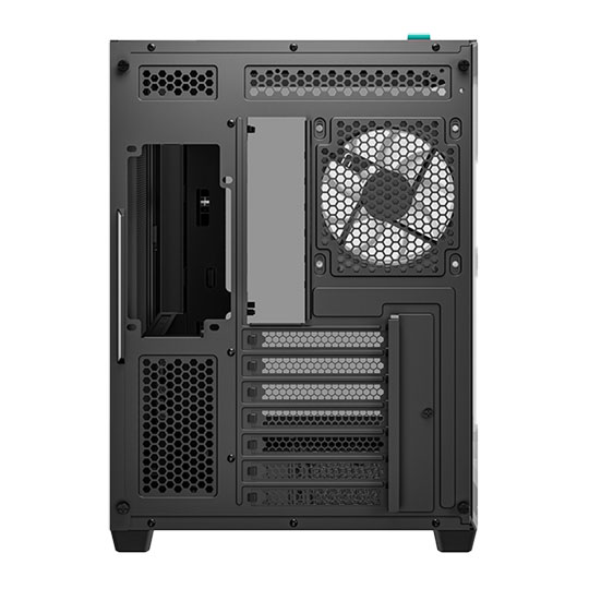 DeepCool CG530 4F Black Tempered Glass Dual Chamber Mid-Tower ATX PC Case : image 4