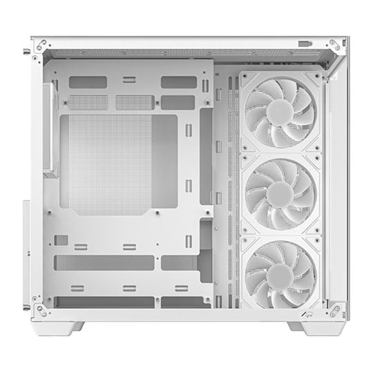 DeepCool CG530 4F White Tempered Glass Dual Chamber Mid-Tower ATX PC Case : image 2