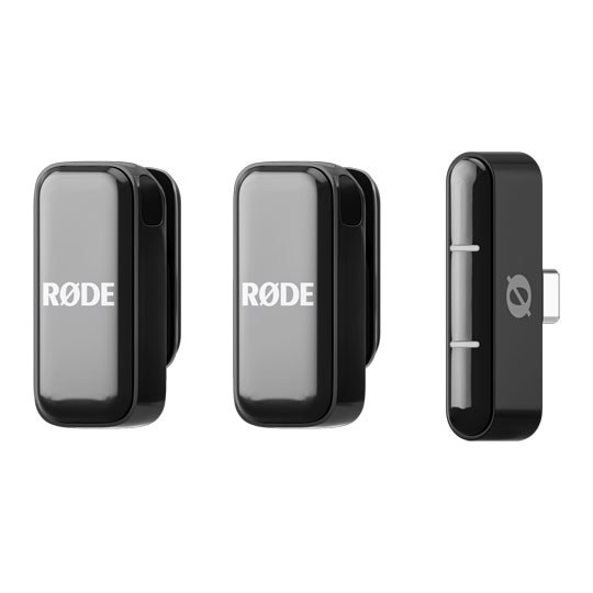 Rode Wireless Micro Ultra-Compact Wireless Microphone, USB-C (Black)