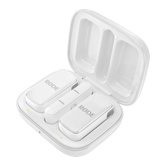 Rode Wireless Micro Ultra-Compact Wireless Microphone, USB-C (White)