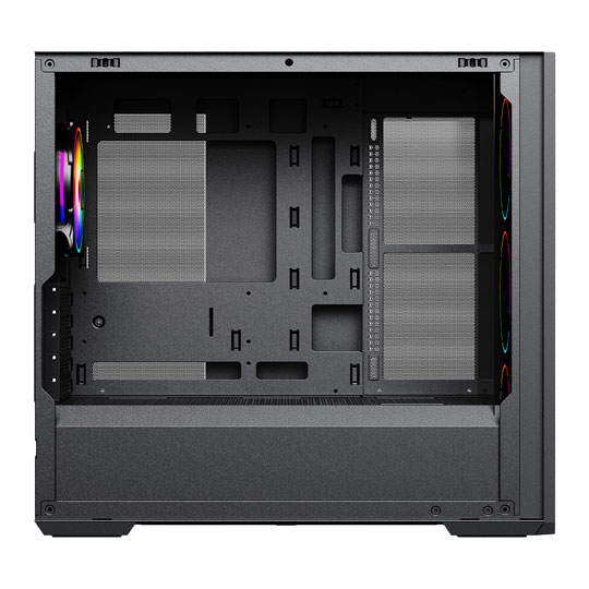 Vida Notus Black Tempered Glass Micro-ATX PC Gaming Case : image 2