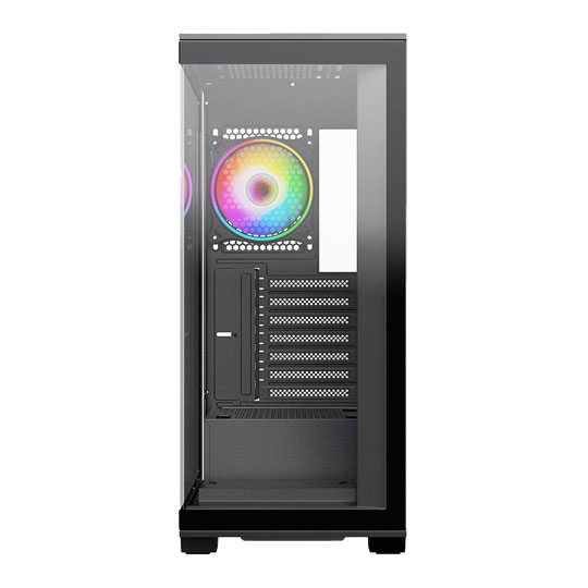 Vida Solus Black Tempered Glass ATX PC Gaming Case : image 3