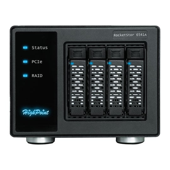 HighPoint RocketStor 6541AW 4-bay U.2/U.3 NVMe RAID Enclosure HighPoint RocketStor 6541AW 4-bay U.2/U.3 NVMe RAID Enclosure