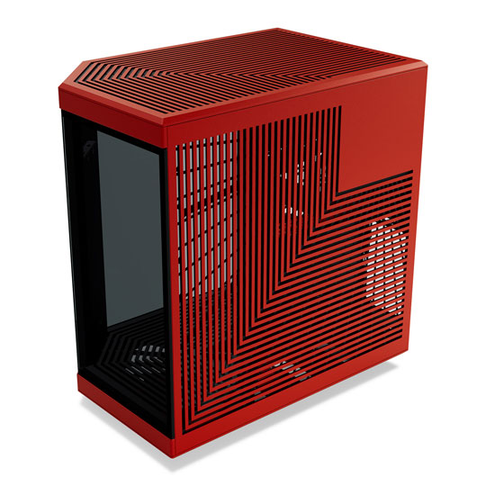 HYTE Y70 Black/Cherry Touch Infinite Mid-Tower Tempered Glass PC Gaming ...