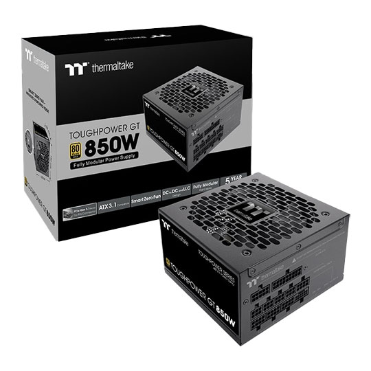 Alimentatore ATX 3.1 MONTECH Century II 850W 80 Plus Gold | Completamente Modulare, PCIe 5.1, Smart Zero Fan E 10 Anni Di Garanzia
