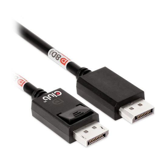 Club 3D 1.6m DisplayPort™ 2.1 Bi-Directional VESA DP80 Certified Cable : image 3