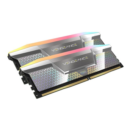 CORSAIR Kit de memoria RAM Corsair VENGEANCE RGB, 48 GB (2x24 GB) DDR5, 6000 MT/s, CL36, Negro
