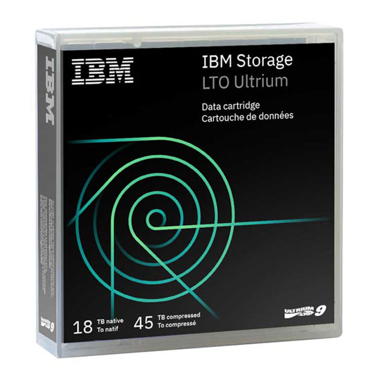Symply LTO-9 Ultrium Data Cartridge Tape 18TB Native / 45TB Compressed (IBM)  (Unoptimised)