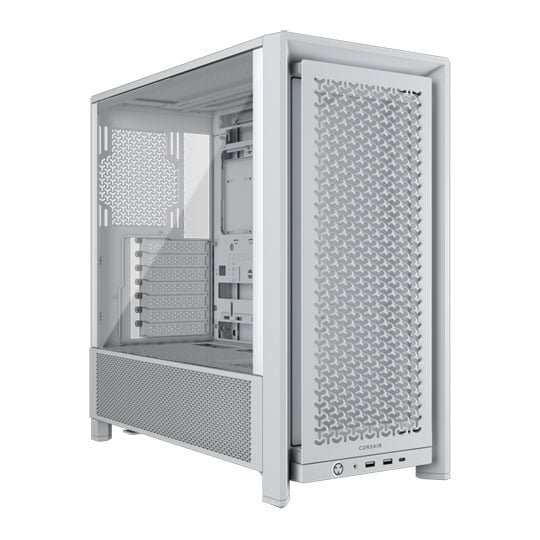 Corsair FRAME 4000D White Tempered Glass Modular Mid Tower ATX PC Case