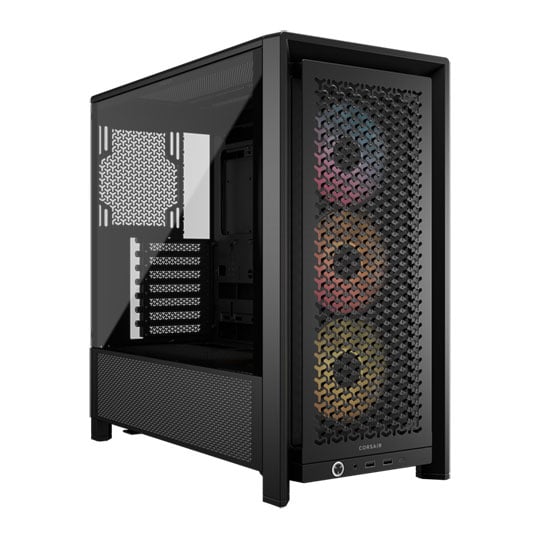 Corsair FRAME 4000D RS ARGB Black Tempered Glass Modular Mid Tower ATX PC Case