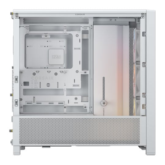 Corsair FRAME 4000D RS White Tempered Glass Modular ARGB Mid Tower ATX PC Case : image 2