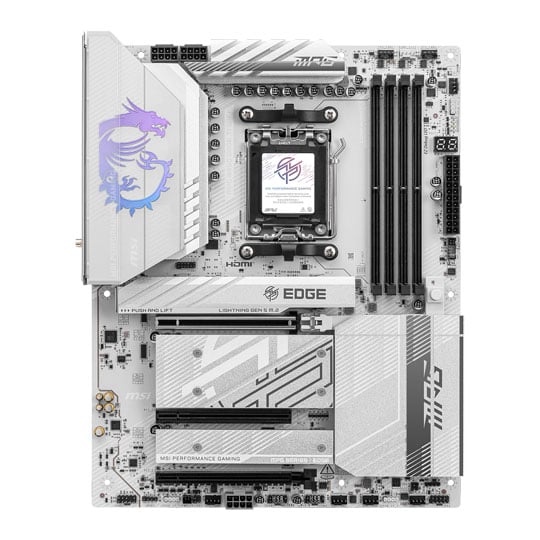 MSI MPG B850 Edge TI WiFi AM5 DDR5 PCIe 5.0 ATX Motherboard