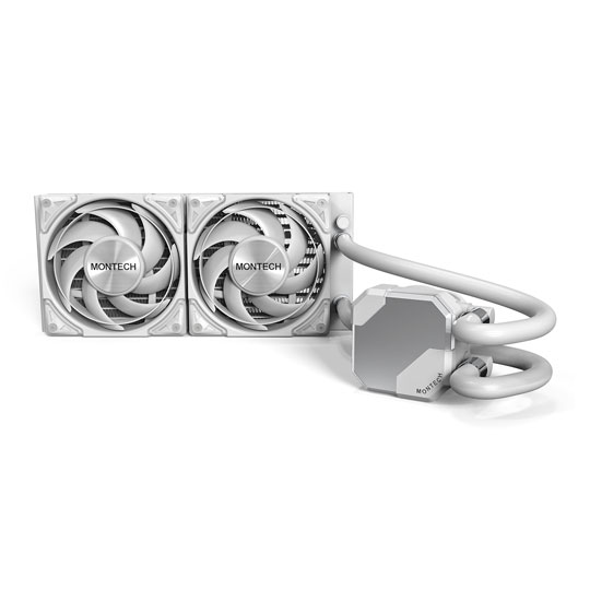 Montech HyperFlow Silent 240 All In One 240mm White Intel/AMD CPU Water Cooler : image 3