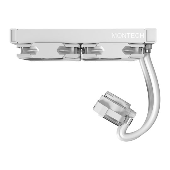 Montech HyperFlow Silent 240 All In One 240mm White Intel/AMD CPU Water Cooler : image 4
