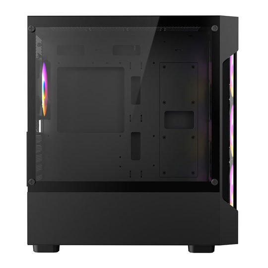 CiT Tsunami Black Tempered Glass MicroATX Case : image 2