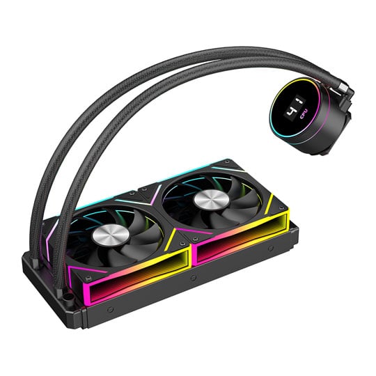 CiT Pro Glacier 240mm Intel/AMD Black CPU Liquid Cooler : image 3