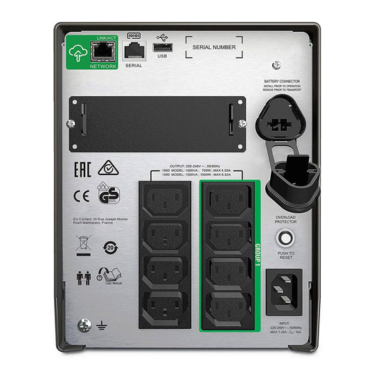 Refurbished APC 1000VA 700W Line-Interactive Smart-UPS Black : image 2