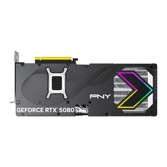 PNY NVIDIA GeForce RTX 5080 16GB ARGB Overclocked Triple Fan Blackwell Graphics Card : image 4