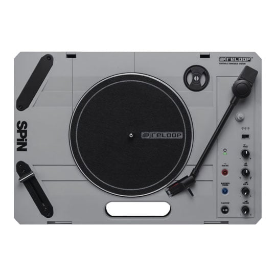 (B-Stock) Reloop Spin Portable turntable, AUX input, MP3 Recording, Built-In Speaker,  Bluetooth : image 4