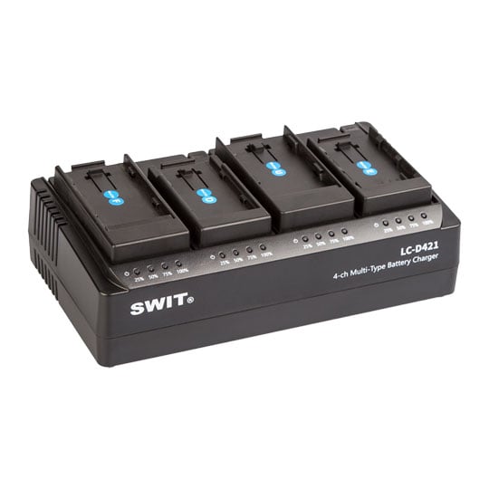 SWIT LC-D421F Kit 4-Channel Battery Charger