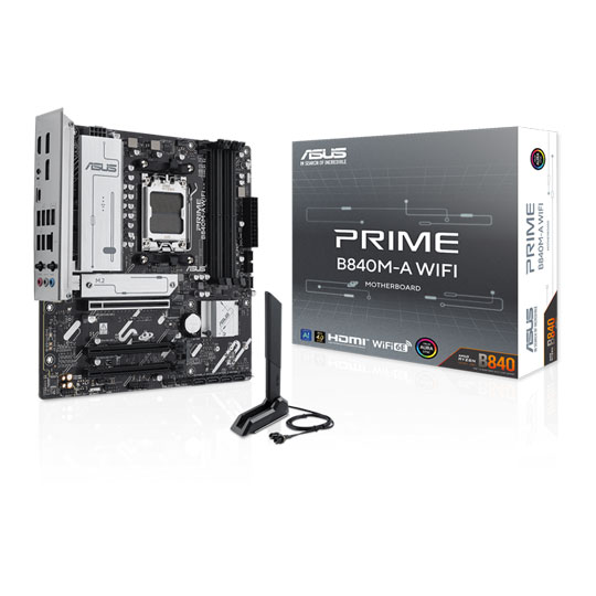 ASUS PRIME B840M-A WIFI AMD Micro-ATX Motherboard
