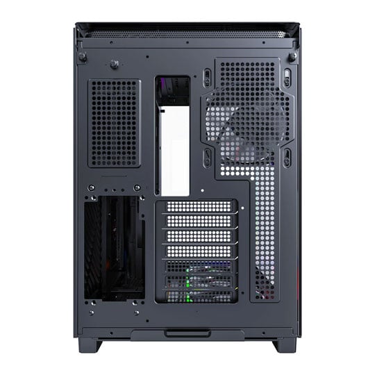 Open Box Montech KING 95 PRO Black Mid Tower Dual Chamber Case with 6 ARGB Fans and 10 Port ARGB Hub : image 4