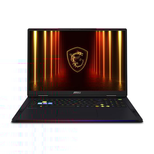 MSI Raider A18 HX UHD+ 120Hz AMD Ryzen 9 64GB DDR5 RTX 5080 Black Gaming Laptop