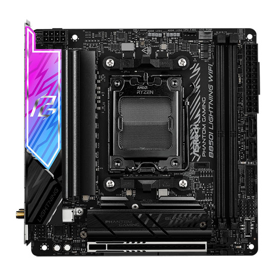 ASRock B850I Lightning WiFi DDR5 PCIe 5.0 miniITX Motherboard