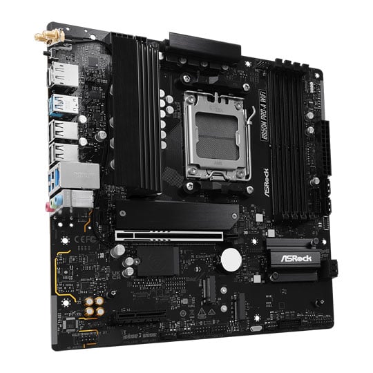 ASRock B850M Pro-A WiFi DDR5 PCIe 5.0 microATX Motherboard : image 3