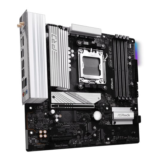 ASRock B850M Pro RS WiFi DDR5 PCIe 5.0 microATX Motherboard : image 3
