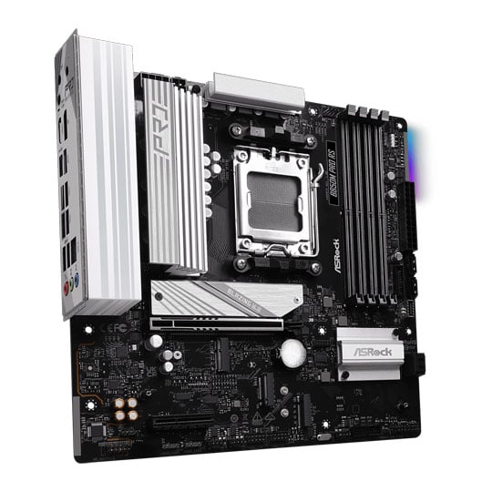 ASRock B850M Pro RS, DDR5 PCIe 5.0 microATX Motherboard : image 3