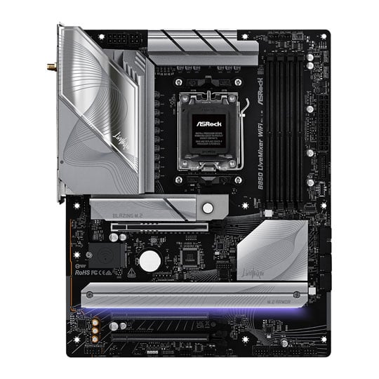 ASRock AMD B850 LiveMixer WiFi AM5 DDR5 PCIe 5.0 ATX Motherboard