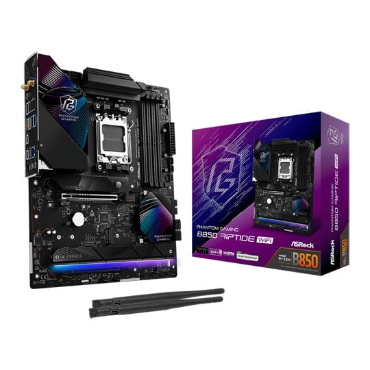 ASRock AMD B850 Riptide WiFi AM5 DDR5 PCIe 5.0 ATX Motherboard