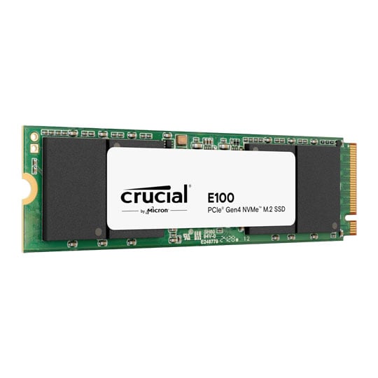 Crucial E100 480GB PCIe Gen4 2280 NVMe M.2 SSD
