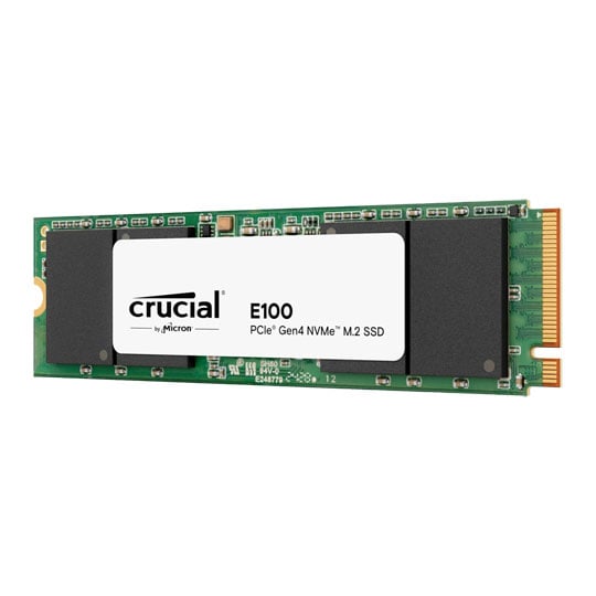 Crucial E100 1TB PCIe Gen4 2280 NVMe M.2 SSD LN154935