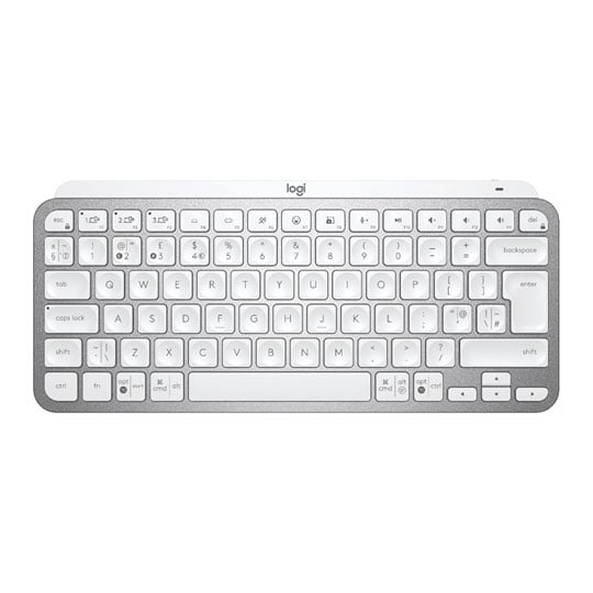 Logitech MX Keys Mini Wireless UK English Keyboard Pale Grey