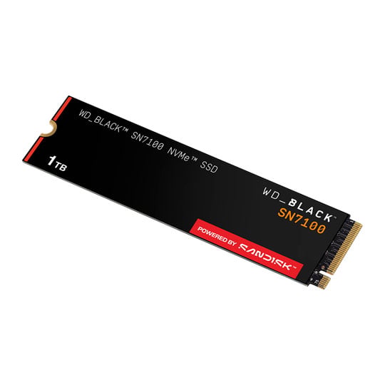 内蔵型SSD WD Black SN7100 1TB NVMe SSD ウエスタンデジタル WD Black SN7100 1TB M.2 NVMe SSD