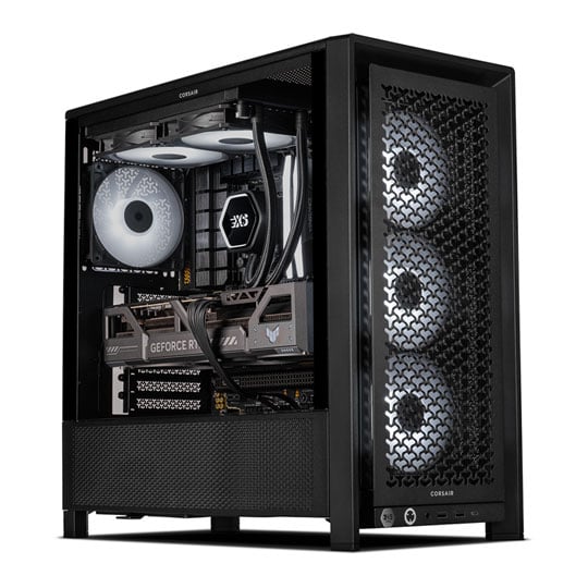 Gaming PC with NVIDIA GeForce RTX 5090 and AMD Ryzen 7 9800X3D