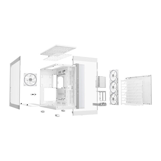 Refurbished be quiet! Light Base 900 DX Windowed ARGB White PC Gaming Case : image 3