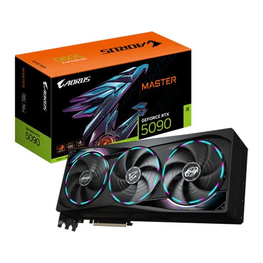 Gigabyte AORUS NVIDIA GeForce RTX 5090 MASTER 32GB Blackwell Graphics Card
