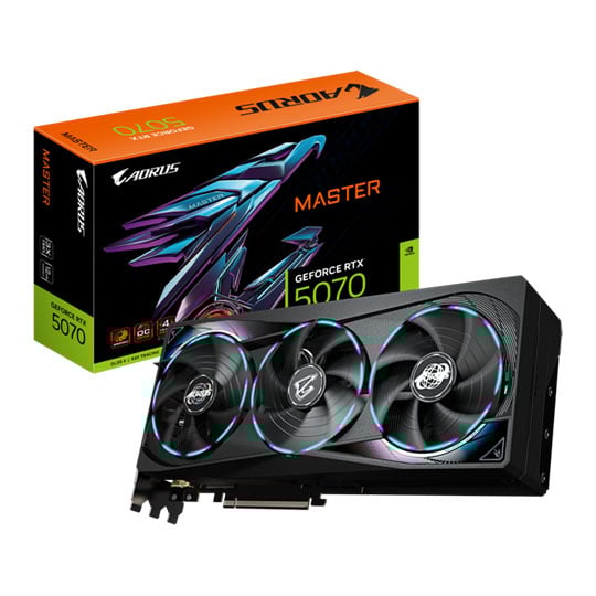 Gigabyte AORUS NVIDIA GeForce RTX 5070 MASTER 12GB Blackwell Graphics Card