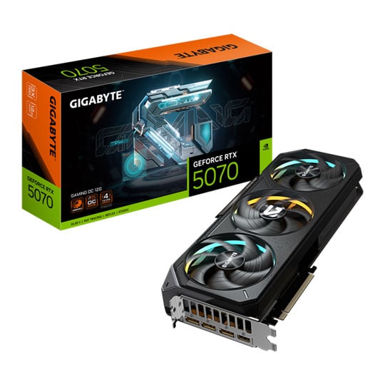 Gigabyte NVIDIA GeForce RTX 5070 GAMING OC 12GB Blackwell Graphics Card