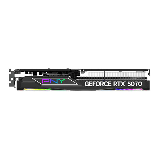 PNY NVIDIA GeForce RTX 5070 12GB ARGB Overclocked Triple Fan Blackwell Graphics Card : image 3