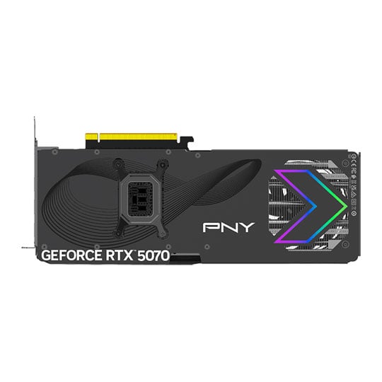 PNY NVIDIA GeForce RTX 5070 12GB ARGB Overclocked Triple Fan Blackwell Graphics Card : image 4
