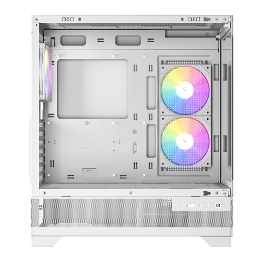 Antec CX700 ARGB ATX Mid Tower Tempered Glass White PC Gaming Case : image 2