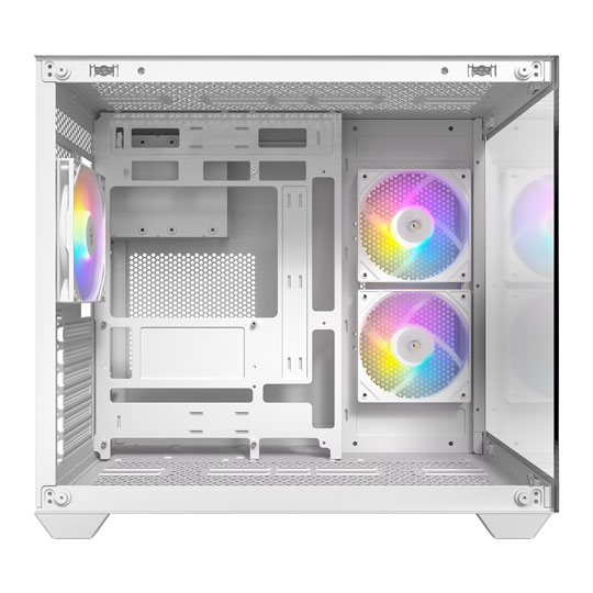Antec CX800 ARGB ATX Mid Tower Tempered Glass White PC Gaming Case : image 2