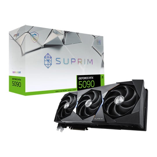 MSI NVIDIA GeForce RTX 5090 32GB SUPRIM SOC Blackwell Graphics Card