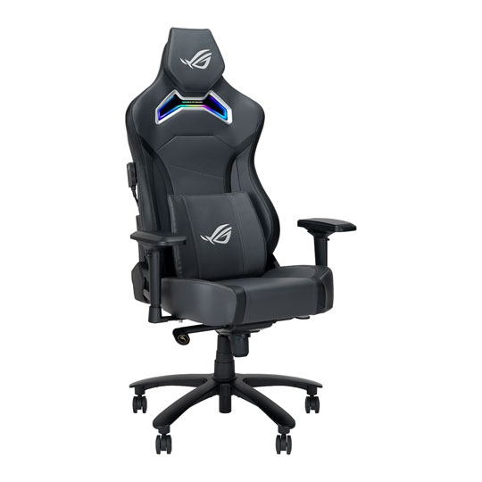 ASUS ROG Chariot X Premium PU Leather Aura RGB Gaming Chair Grey : image 2