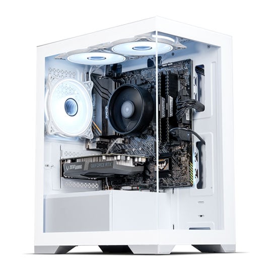 Gaming PC with NVIDIA GeForce RTX 4060 and AMD Ryzen 7 5700X