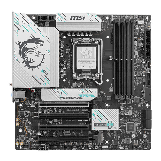 MSI B860M GAMING PLUS WiFi mATX Motherboard